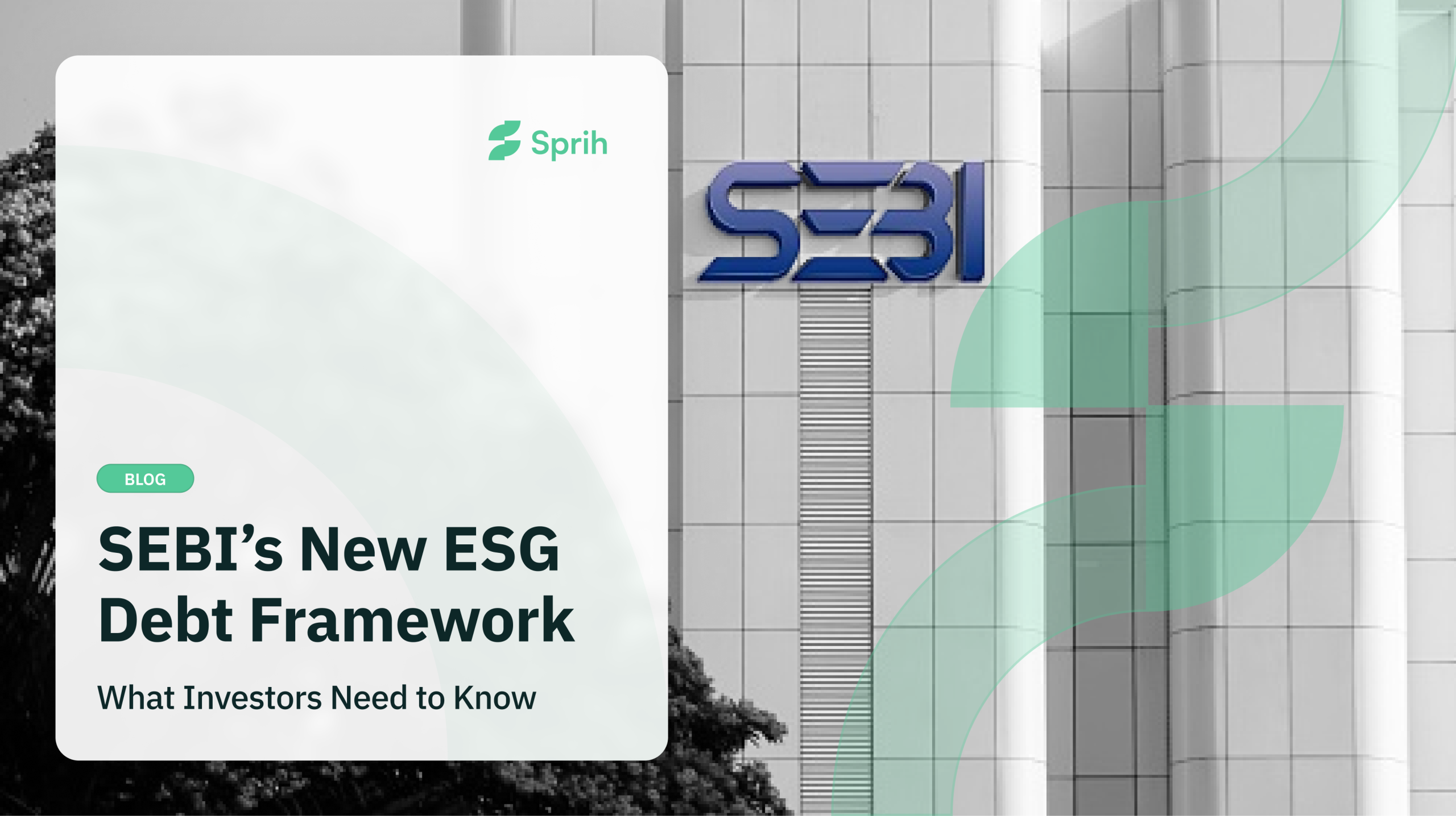 SEBI ESG Debt framework