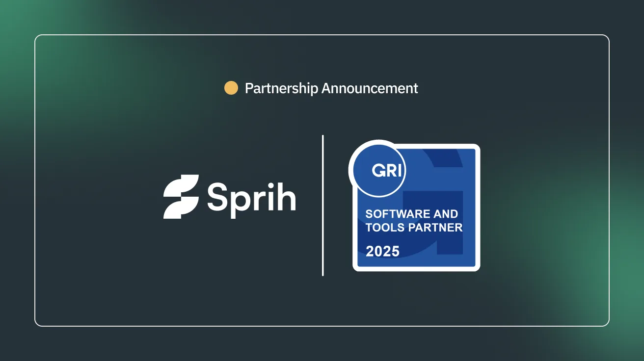 Sprih has partnered with GRI