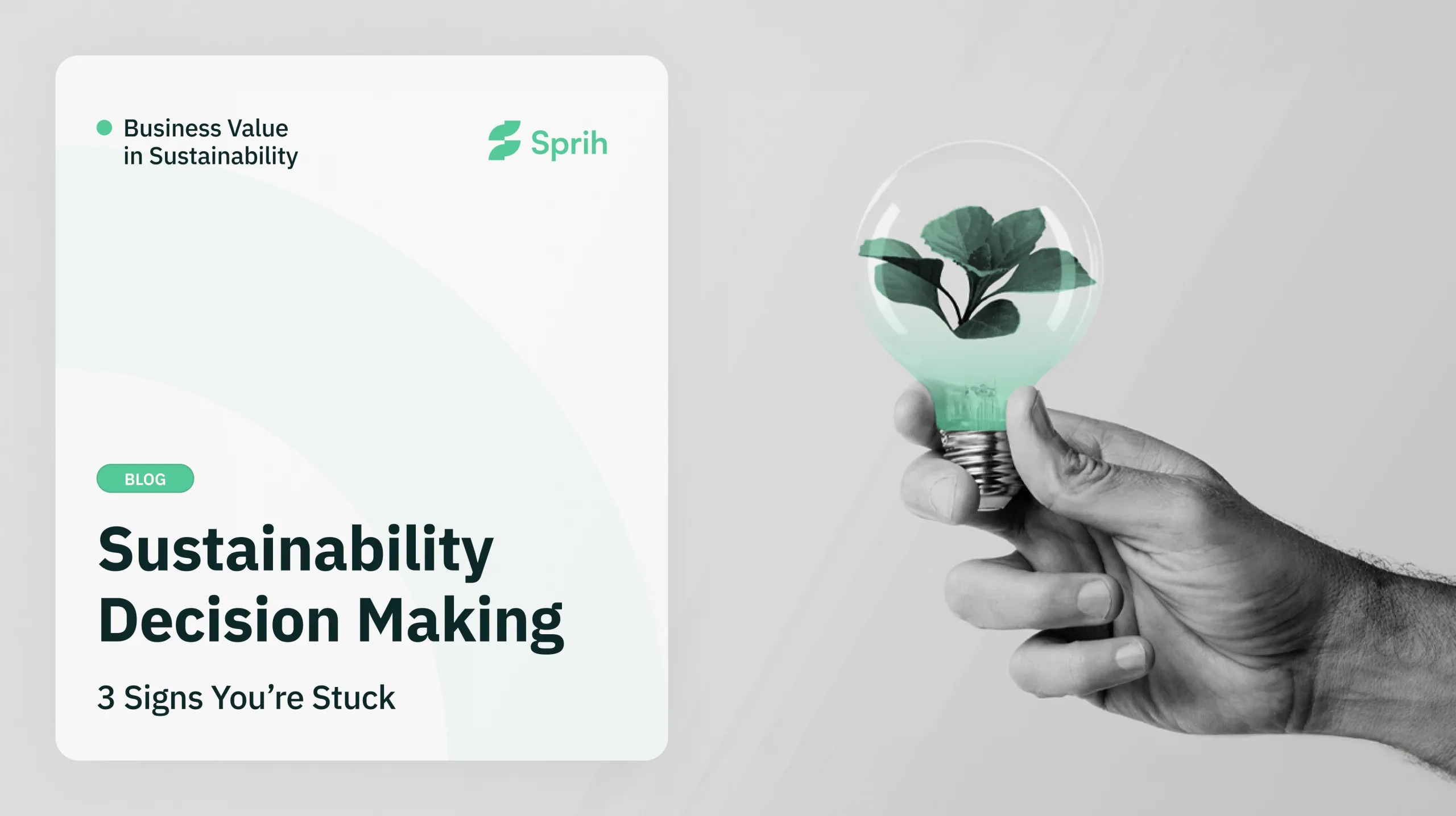 Sustainability Decision Making: 3 Signs You’re Stuck